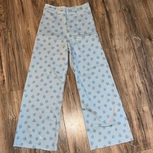 Light blue Zara Marine straight soft jeans